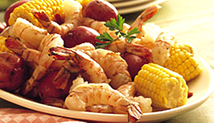 Sweet Corn Potato Boil with Shrimp Sweet Corn Potato Boil with Shrimp picture